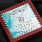 Pastor's Wife Appreciation Gift Necklace, Bible Study Gift, Christmas Present For Pastor's Wife, Best Preacher Wife Gift, Priest Wife Gift