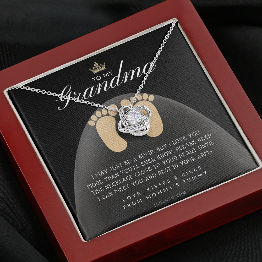 New Grandma Gift | Mom to Grandma Necklace | Pregnancy Announcement Grandparent | First Time Grandma Gifts | New Grandma Necklace
