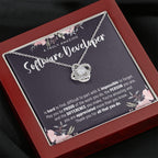 Gift For Female Software Developer, Software Developer Gift, Software Developer Appreciation Gift, Birthday, Love Knot Necklace