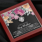 Gift For Female Dog Walker, Dog Walker Retirement Gift, Dog Walker Appreciation Gift, Birthday, Love Knot Necklace