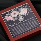 Best Friend 56th Birthday Gift - Love Knot Necklace