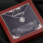 Gift For Female Secretary, Secretary Gift, Secretary Appreciation Gift, Birthday, Love Knot Necklace