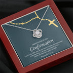 Confirmation Gift For Girls, Confirmation Granddaughter, Love Knot Necklace,  Confirmation Gift Ideas For Girls, Catholic Confirmation Gift