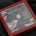 Confirmation Gift For Girls, Confirmation Granddaughter, Love Knot Necklace,  Confirmation Gift Ideas For Girls, Catholic Confirmation Gift