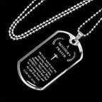 Prayer for My Son, Son Gift from Mother, Mother to Son Gift, A Mother's Prayer, Prayer Necklace Gift for Son, Birthday, Graduation