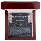Granddaughter Graduation Gift from Grandma & Grandpa, Gift for Granddaughter Graduation, Granddaughter Jewelry, Unique Name Necklace